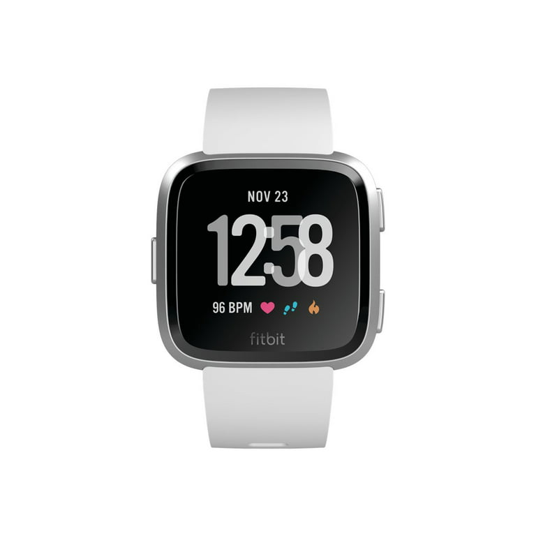  Fitbit Versa Smart Watch, Black/Black Aluminium, One Size (S &  L Bands Included) : Sports & Outdoors