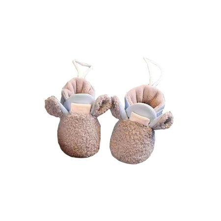 

Eyicmarn Baby Shoes Unisex Contrast Color Walking Shoes Footwear with Elastic Rope for Fall Winter 0-12 Months
