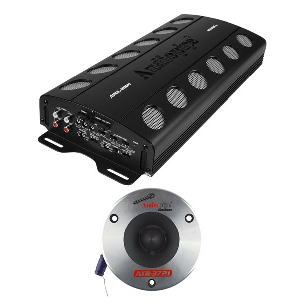 Audiopipe Car Audio Package w/2000W MOSFET Amp and 2 3.75" Titanium Pro