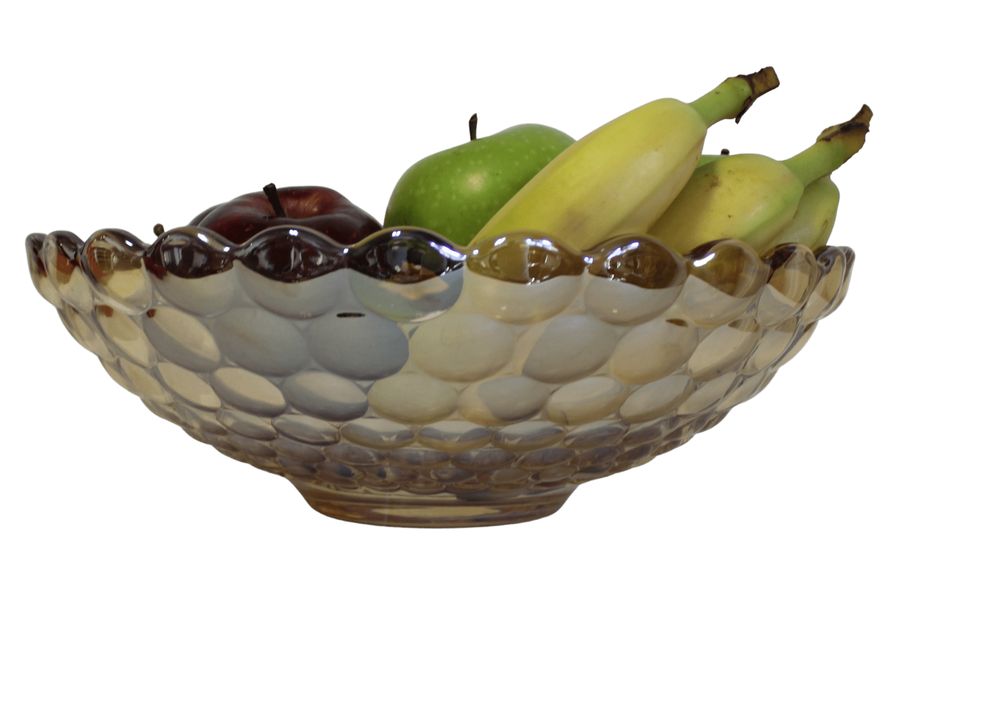 Buy Wholesale China Large Luster Amber Effect Beaded Edge Glass Salad Bowls  Decorative Serving Bowls For Salad Fruit & Glass Salad Fruit Bowl at USD  3.08