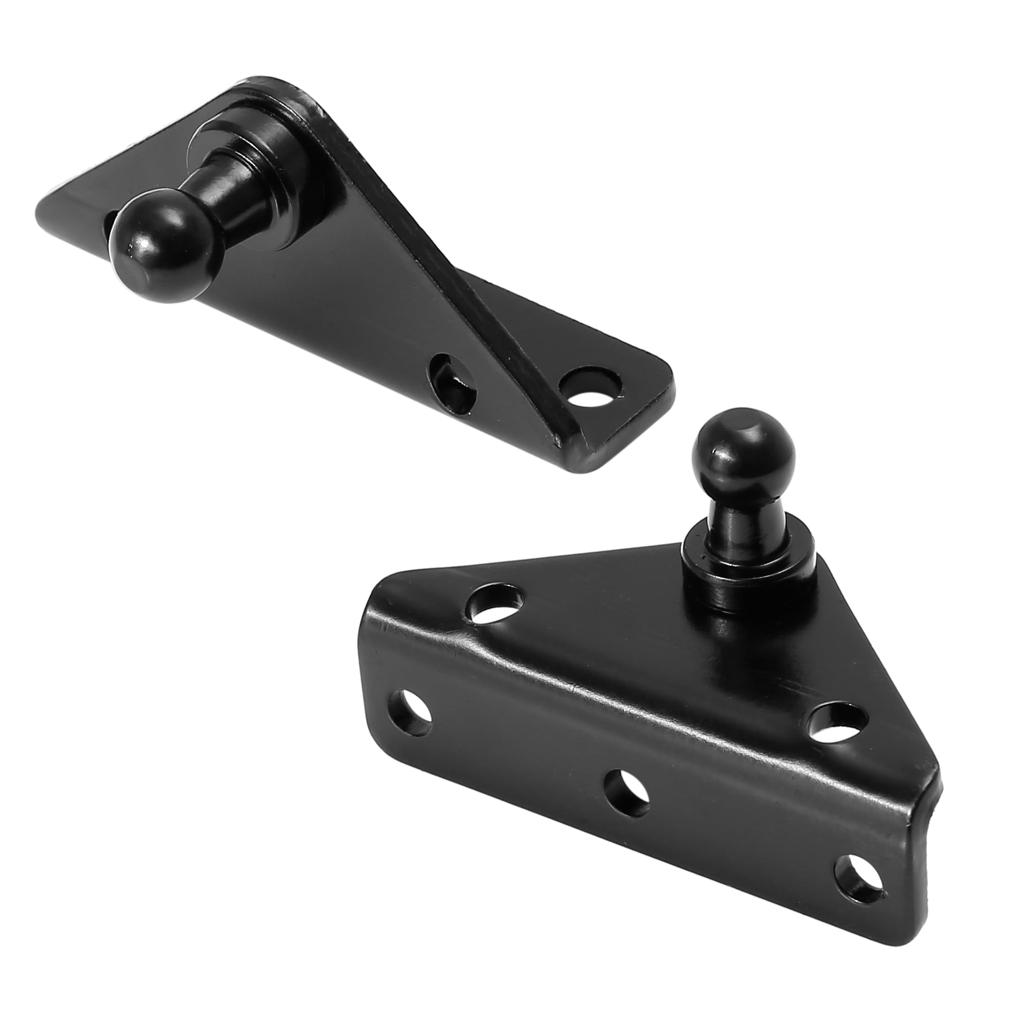 Unique Bargains 10mm Car Ball Studs Mounting Brackets for Gas Struts Black