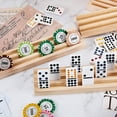 thumbnail image 4 of 1Pack Wooden Domino Storage Holder Modern Features for Adults Domino Tray, 4 of 9