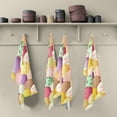 thumbnail image 5 of Kitchen Towels Colorful Ball Ice Cream Pattern Cleaning Towel Absorbent Hand Towels Tea Towels for Home Restaurant Dish Clean 28" x 18", 6PCS, 5 of 7