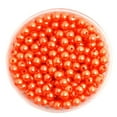 thumbnail image 1 of jifeng 500 Pcs Perles Rondes en Plastique Imitation Perle pour Bricolage Orange, 1 of 6