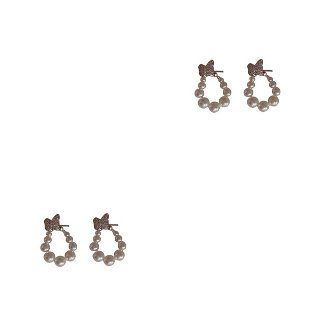 Jumpingount 1 par de pendientes de mujer, pendientes de gota Vintage para banquete de compromiso, senderismo, Camping, joyería para oreja, regalo de Plata 2piezas Jumpingount CBP316465