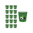 thumbnail image 1 of Green Tissue Paper Stadium Football Theme Party Tableware Disposable 7-Inch 9-Inch Paper Plates Paper Cup Tissue Set, 1 of 6