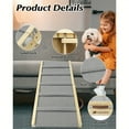 thumbnail image 3 of Wooden Folding Portable Pet Ramp, Adjustable Small Dog Ramp, Dog Step For Car,, 3 of 4
