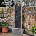 thumbnail image 2 of Teamson Home Cascade Texturée Extérieure 38.5” Décoration de Jardin Gris, 2 of 5