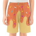 thumbnail image 3 of Avtoify Summer Girls Half Shorts Pants Mid Waist Beach Sports Bottoms for Kids Elastic Waist Thin Slim Casual Daily Outer Wear, 3 of 3