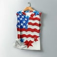 thumbnail image 5 of American Flag Tank Tops Womens Plus Size Patriotic Sleeveless Shirts Teen Girls Fashion 4th of July Outfits Tie Dye USA Flag Star Stripes Tanks Top Independence Day Blouses Summer Vacation Clothes, 5 of 5