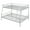 Silver, variant on Bellemave Full XL Over Queen Metal Bunk Bed, Metal Bunk Bed Can Be Divided into Two Beds, Heavy Duty Queen Bunk Bed Frame for Teens Adults(Black)