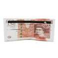 thumbnail image 4 of TrendsBlue Premium British Pound 50 GBP Bill Money Print PU Leather Bifold Wallet, 4 of 6