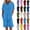 17# Sky Blue, variant on Linen Short Sets for Women 2 Piece Short Sleeve Shirts Wide Leg Shorts Loose Fit Casual Cotton Linen Sets Summer Outfits Yellow XL