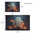 thumbnail image 4 of 36x60 inch Garden Hanging Flag Square Double Sided Flag Garden Garage nd Patio Decorative Flag Cute Ghost with Pumpkin in Hand, 4 of 6