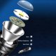 thumbnail image 5 of Linterna de doble fuente de luz portátil de alto brillo para exteriores, telescópica, 5 of 8