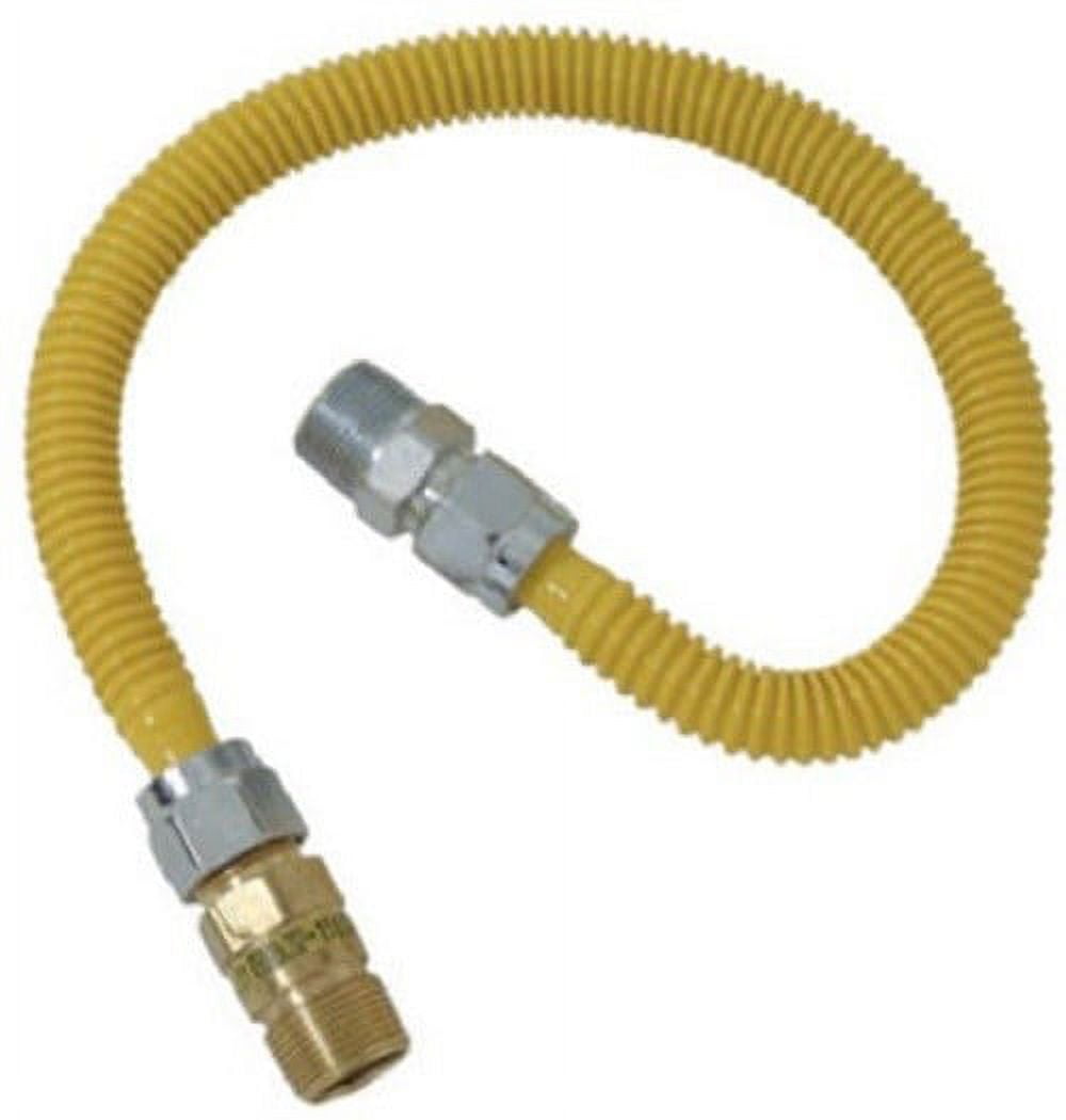Brass Craft CSSC44R-48 P 1/2" MIP X 1/2" MIP X 48" Gas Connector