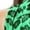 green, variant on Women's Leopard Print Ribbed Crop Tank Top, Sleeveless Crew Neck Fitted Shirt, S-XL