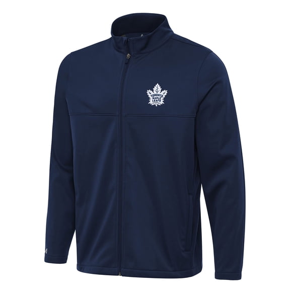 Men's Antigua Navy Toronto Maple Leafs Links 2 Full-Zip Golf Jacket