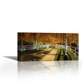 thumbnail image 1 of Leaves of Change - Contemporary Fine Art Giclee on Canvas Gallery Wrap - wall décor - Art painting - 36 x 18 Inch - Ready to Hang, 1 of 2