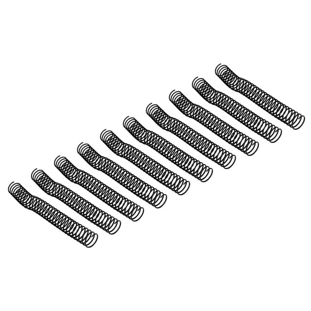 Spiral Binding Coil, Large Capacity Sheet Binding Comb For Page Black