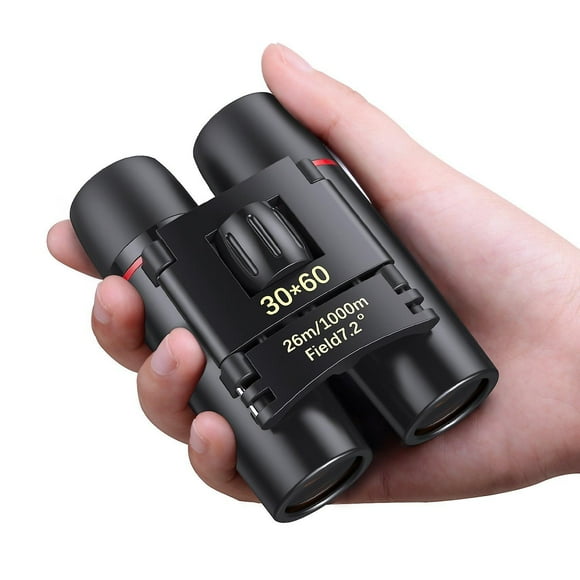 Binocular (black) compact, foldable 30x60 binocular, night vision F