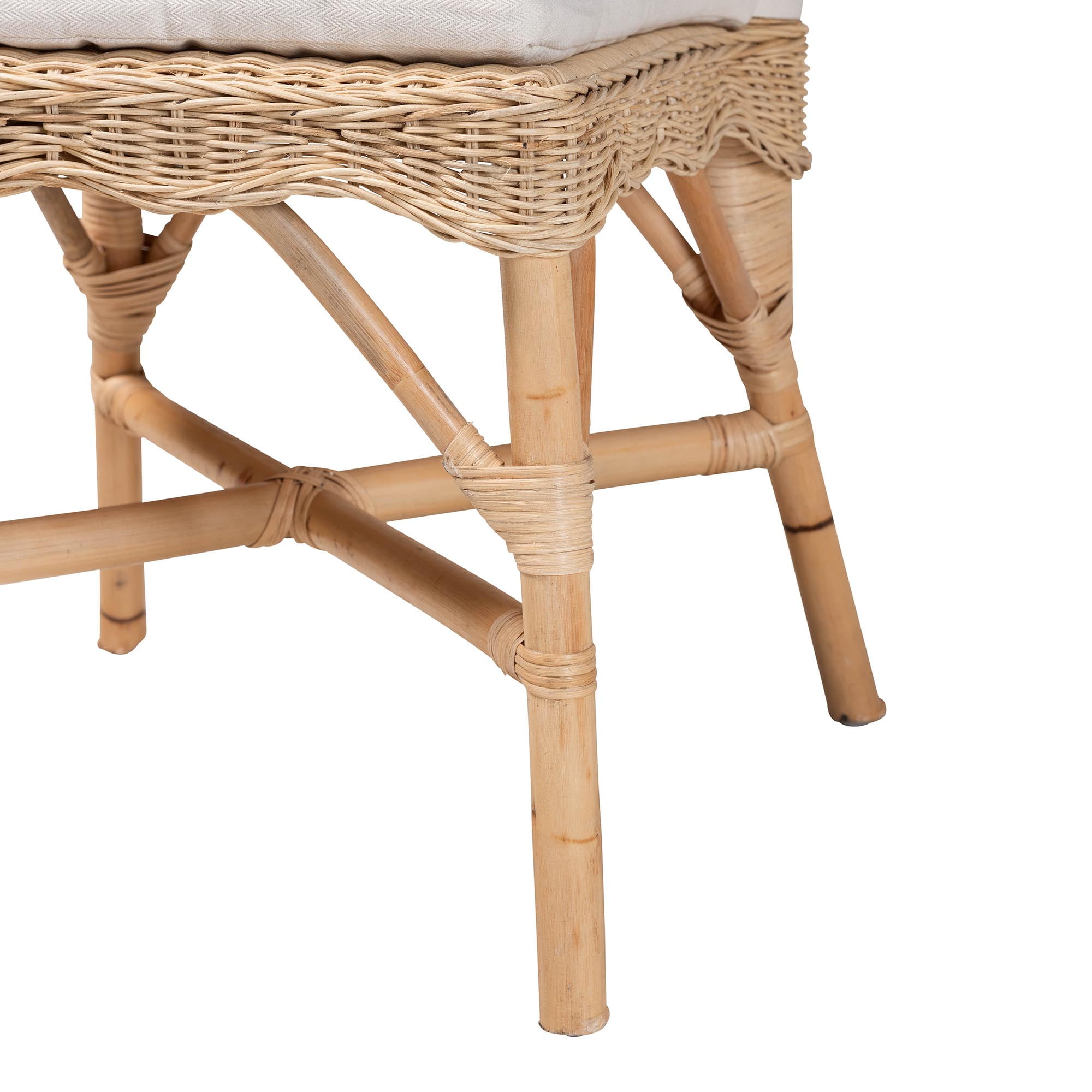 bali & pari Bilu Boho Dining Chair, Natural