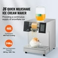 thumbnail image 2 of KFFKFF Commercial Snowflake Ice Machine, 529.1LBS/24H Snowflake Ice Maker, Stainless Steel Ice Shaver Machine, Electric Snow Cone Maker, Liquid Cooling System, 2 of 9