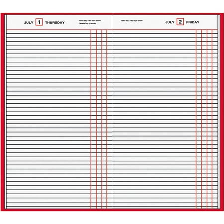 Nonrefillable Standard Daily Journal