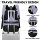 thumbnail image 5 of Mochila de viaje MATEIN para portátil ampliable de 15,6 pulgadas con USB, color morado, 5 of 9