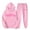 Pink, variant on Trapstar Hoodies for Women Sets Long Sleeve Graphic Sweatshirts Loose Trapstar Street Hip-hop Pullover Sweatshirts+Sweatpants Women Set of 2 Classic Sweatshirts(Black, L)