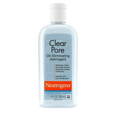 2X - Neutrogena Clear Pore Oil-Eliminating Astringent - 8 oz