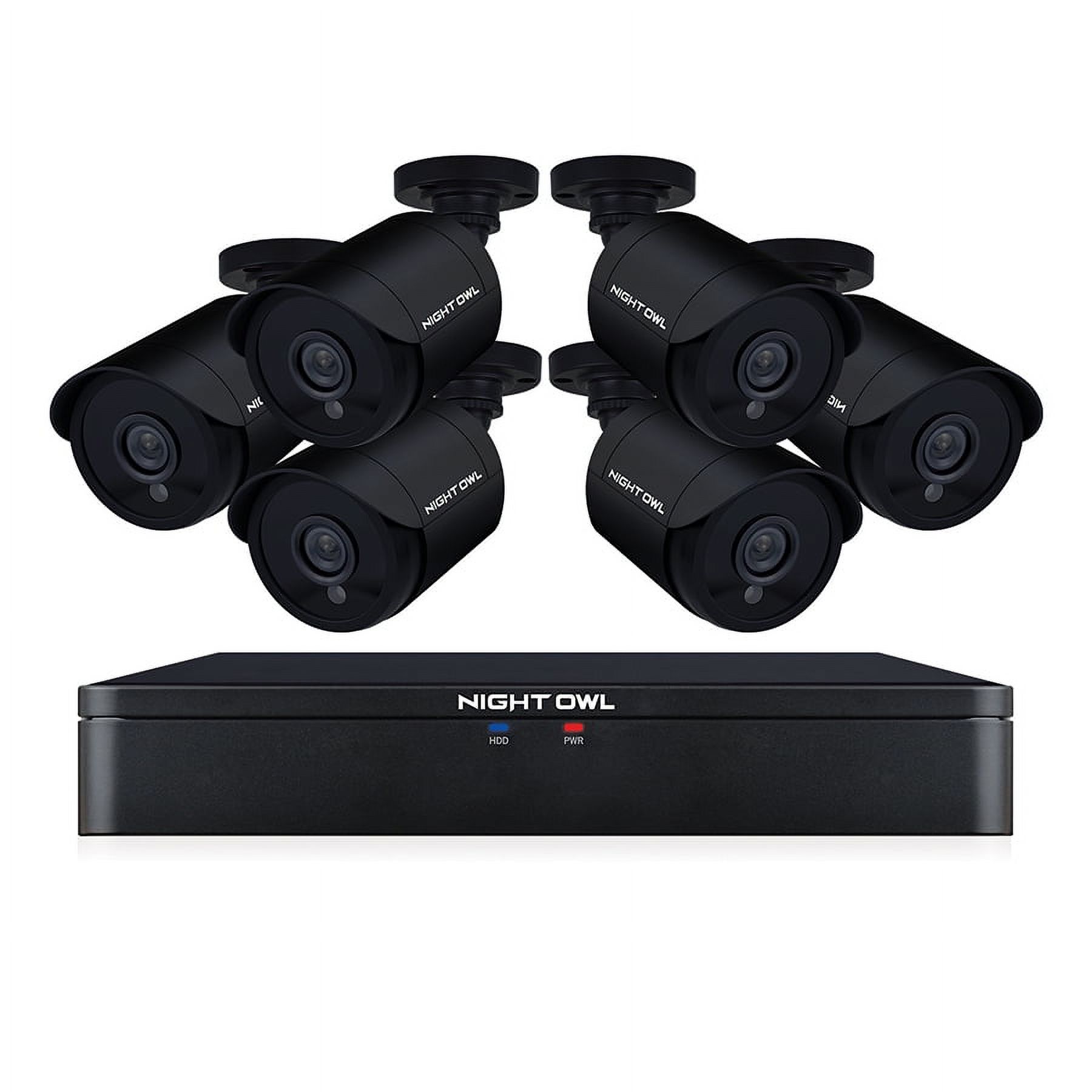 Night Owl's 8 CH 1080p HD Wired Video Security System with 6 Indoor/Outdoor Cameras, Human Detection Technology and a 1TB Pre-Installed Hard Drive - image 2 of 7