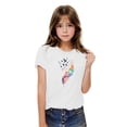 thumbnail image 1 of Rbaofujie T-Shirts Enfants Filles Garçons Manches Courtes Col Rond T-Shirts Décontractés Sport Chandail Tops, 1 of 6