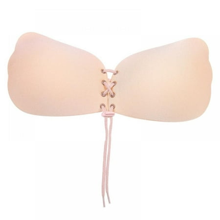 JANDEL Sticky Bra Breathable Strapless Bra Adhesive Push Up Backless Bras Suitable for Backless Dress