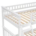 thumbnail image 2 of Harper & Bright Designs Twin Over Full Bunk Bed with Two Storage Drawers, Convertible Bunk Bed Can be Converted Into Two Daybed, White, 2 of 14
