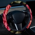 thumbnail image 2 of Rose 14.5 Inch Printing PVC Leather Auto Accessories Car Wheel Cover Steering Wheel Cover Car Wheel Covers, 2 of 6