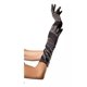 thumbnail image 2 of Guantes Largos Negros De Tela Halloween, 2 of 2
