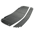 thumbnail image 2 of APS Compatible with Chevy HHR 2006-2011 Main Upper Lower Bumper Stainless Steel Black 8x6 Horizontal Billet Front Grill Grille Insert Combo C87868J, 2 of 7