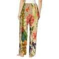thumbnail image 3 of Daiia Vintage Bird Women's Sleep Pant with Pockets and Drawstring,Pajama Pants-XX-Large, 3 of 9