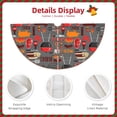 thumbnail image 3 of Defioc BBQ Icons for Christmas Tree Skirt Snowman Xmas Tree Skirt Farmhouse Christmas Decorations Tree Mat for Holiday Party Decor-36", 3 of 6