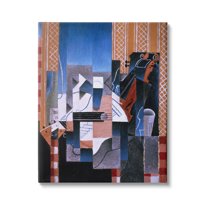 Stupell Industries Violon et Guitare Juan Gris Classic Abstract Painting Painting Gallery Wrapped Canvas Print Wall Art, Design by one1000paintings