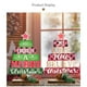 thumbnail image 2 of Injueey Decoración de árbol de Navidad de de escritorio Adornos de árbol de Navidad con forma de pastel hueco de para interior Kits de decoración para fiestas Rojo, 2 of 6