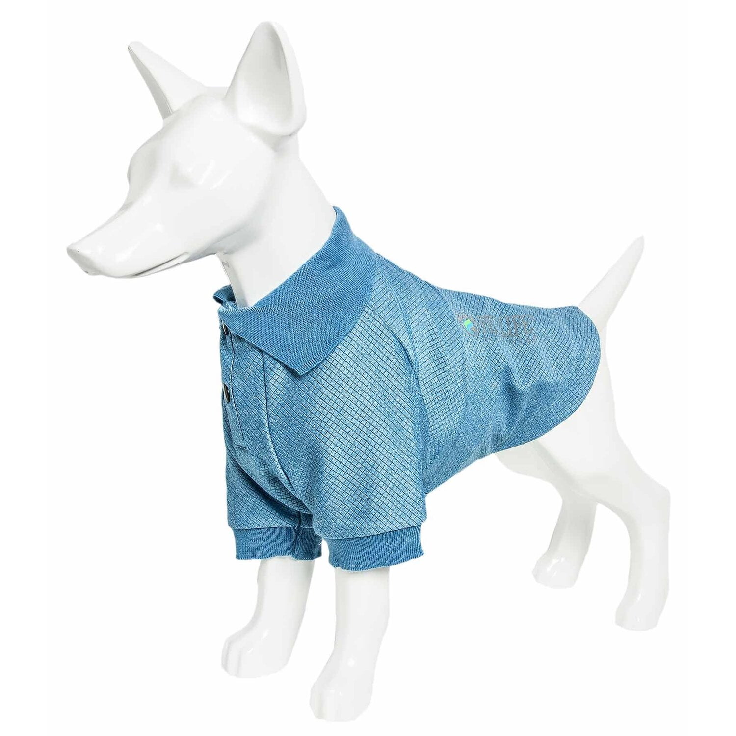 Pet Life ® Active 'Fur-Flex' Stretch and Quick-Dry Anti-Odor Fitness Yoga Dog Polo T-Shirt