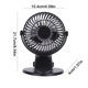 thumbnail image 2 of Ventilador pequeño con clip, ventilador de escritorio de 3 velocidades, recargable por USB para dormitorio de oficina en casa (negro), 2 of 9