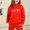 Red, variant on SNKSDGM Girls Easter Outfit Baby Girl 6-9 Months Outfits Baby Girl Long Sleeve Child Toddler Boys Girls 2 Pieces Sweatsuits Ocean Graphic Pullover Hoodie Tops and Sweatpants Fashion Tracksuit Set 130