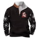 thumbnail image 1 of Sudadera sin capucha para hombre, de invierno, con cuello alto, cremallera, estampado navideño, jersey de manga larga, sudadera con capucha, blusa de poliéster para hombre, 1 of 2