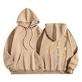 thumbnail image 3 of JUSLIO Crewneck Womens Hoodies Hooded Graphic Sweatshirts Comfortable Everyday Long Sleeve Casual Sweatshirts, 3 of 5