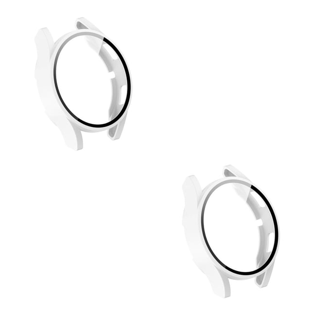 crativent Watches Protector Set Professional Sturdy Covering Component Modified Fitting Watch Case Kit Replacement for Watch 4 White frame/film 2Set