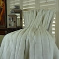 thumbnail image 3 of Plutus Fancy Faux Mink Throw-Color:Ivory/Off White,Size:102"W x 116"L, 3 of 3