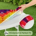 thumbnail image 5 of Colorful Tie Dye Pattern Round Fitted Tablecloth with Elastic Edge,Dining Table Cover Waterproof,Outdoor Round Tablecloth for Camping,Dining,Indoor and Outdoor, 5 of 7